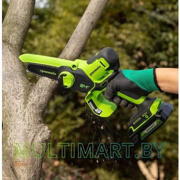 Аккумуляторная пила Greenworks G24MCS10K2 2008207UA (с 1-им АКБ 2 Ач) картинка 4
